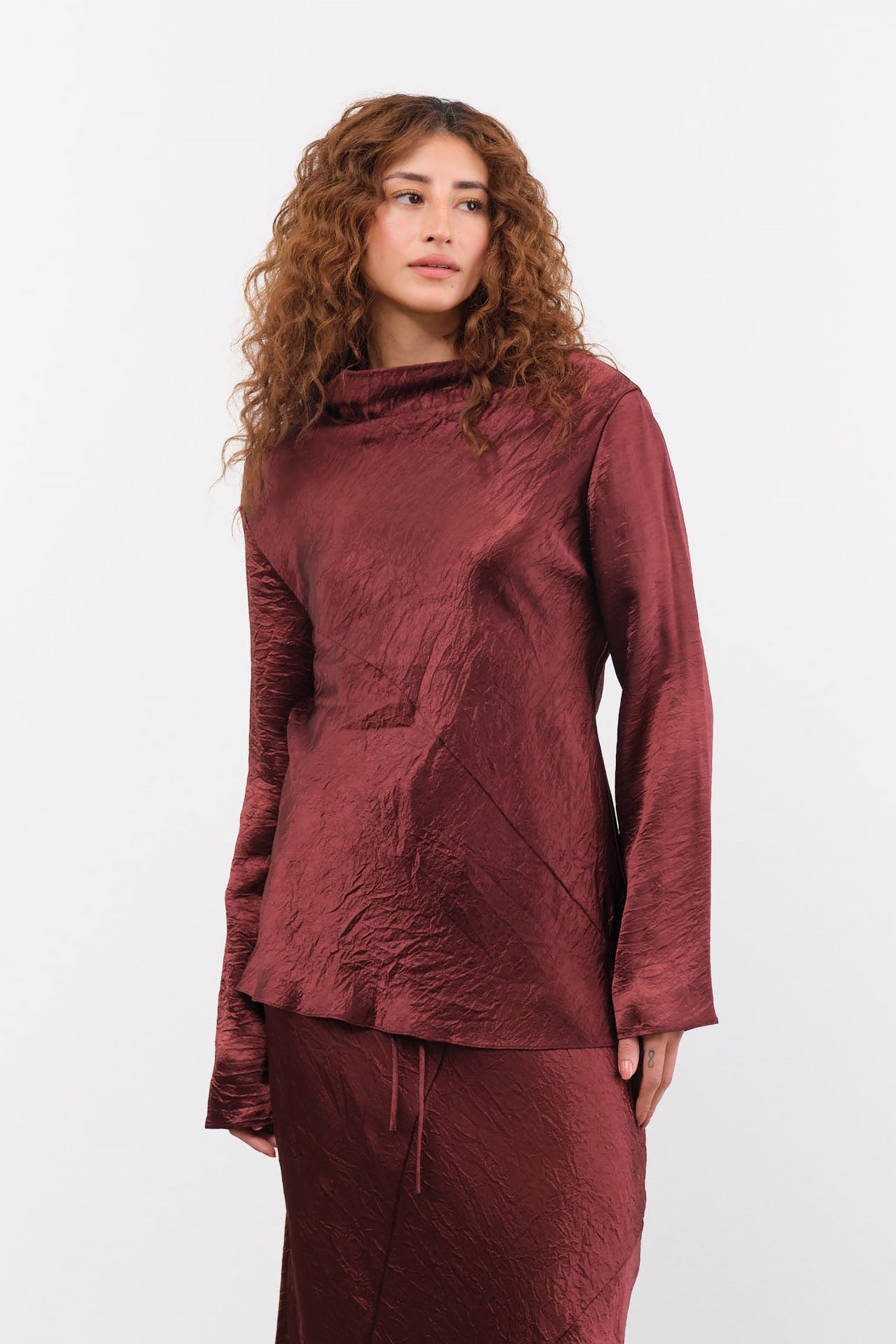 Lauren Manoogian Apparel Womens Blouses Luster Top