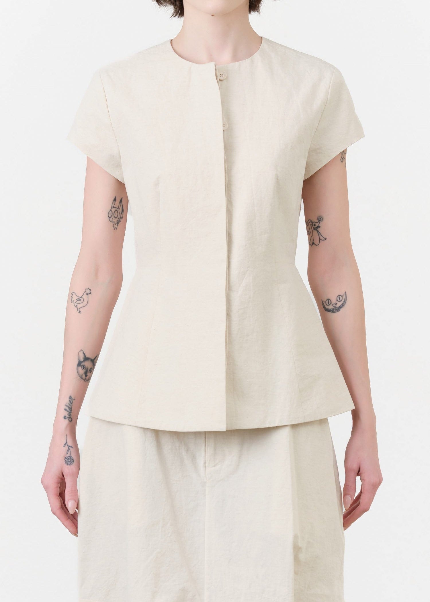 Lauren Manoogian Apparel Womens Blouses New Structure Bodice