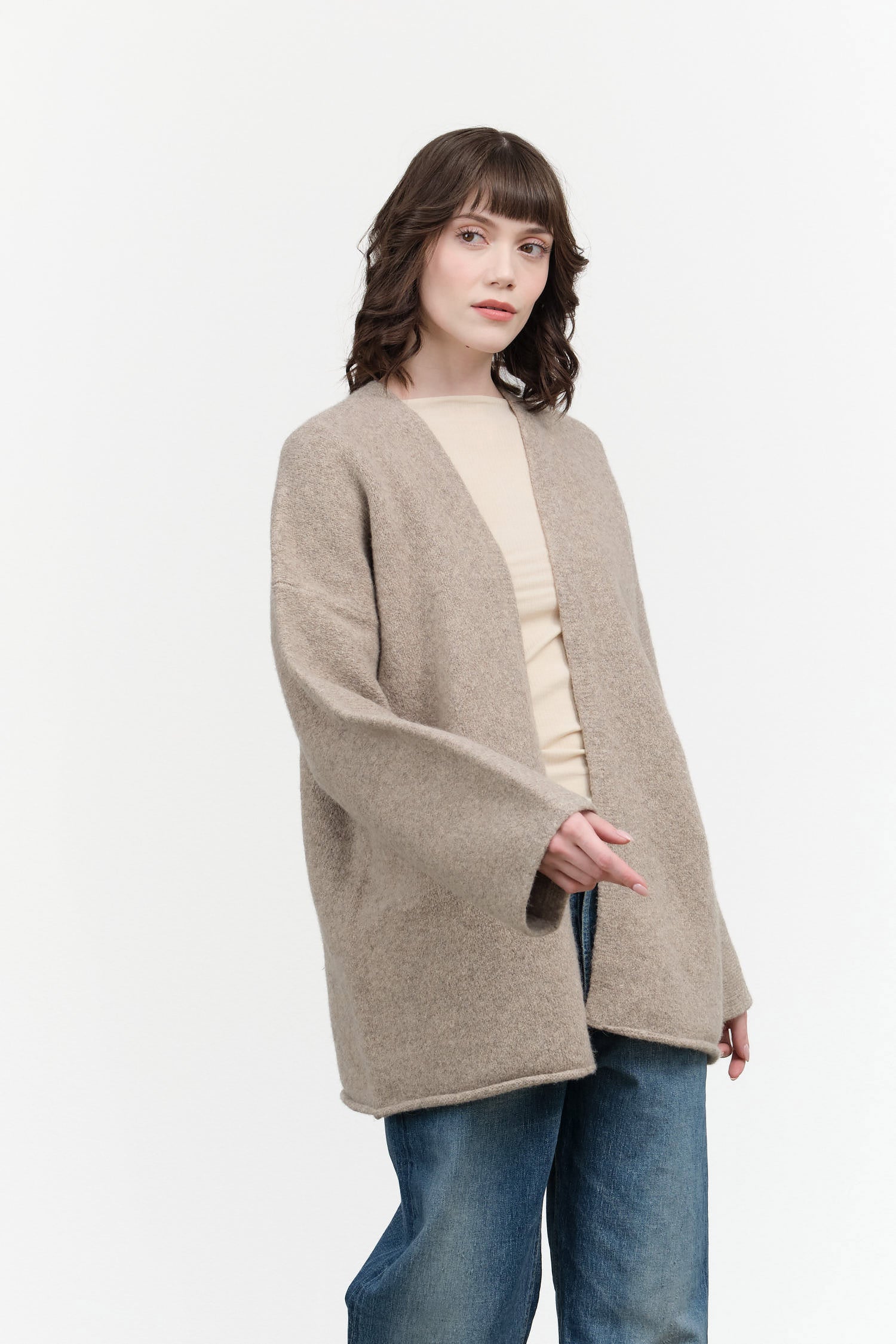 Lauren Manoogian Open Cardigan in Dust