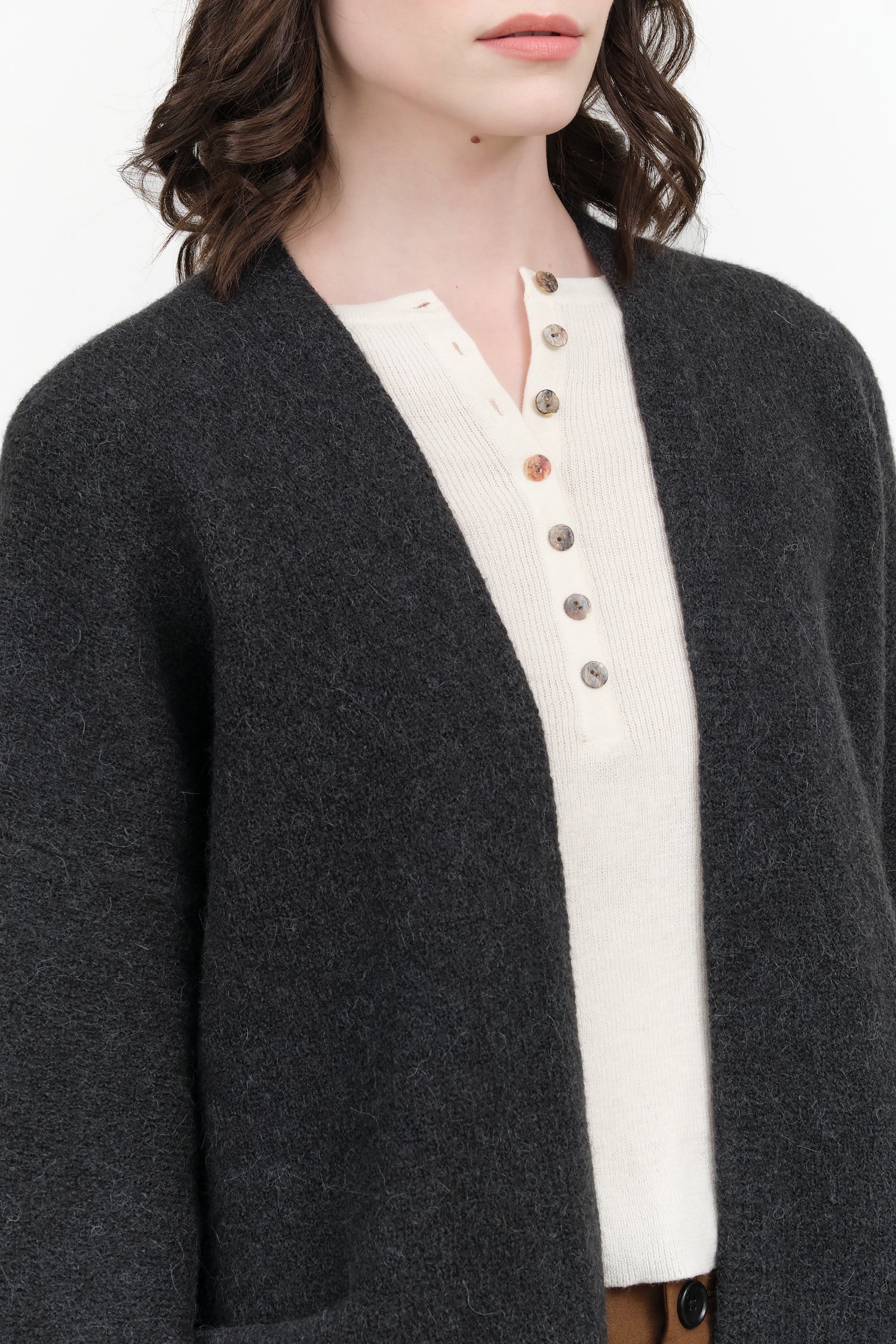 Ink Open Cardigan by Lauren Manoogian