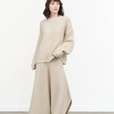 Lauren Manoogian Ottoman Panel Skirt in Alabaster