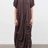 Lauren Manoogian Apparel Womens Dresses Plaid Shirred Dress