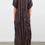 Lauren Manoogian Apparel Womens Dresses Plaid Shirred Dress