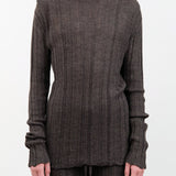 Lauren Manoogian Apparel Womens Sweaters Plisse Mockneck