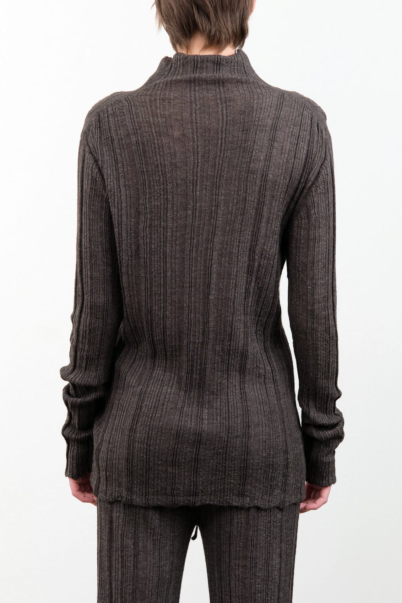 Lauren Manoogian Apparel Womens Sweaters Plisse Mockneck