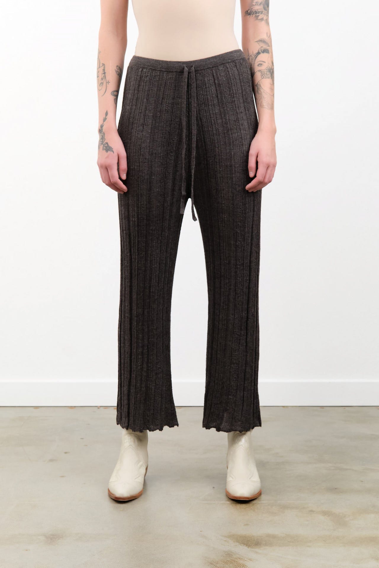 Lauren Manoogian Apparel Womens Knit Pants Plisse Pants