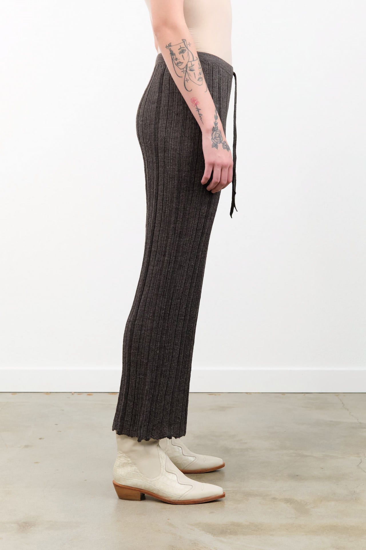 Lauren Manoogian Apparel Womens Knit Pants Plisse Pants