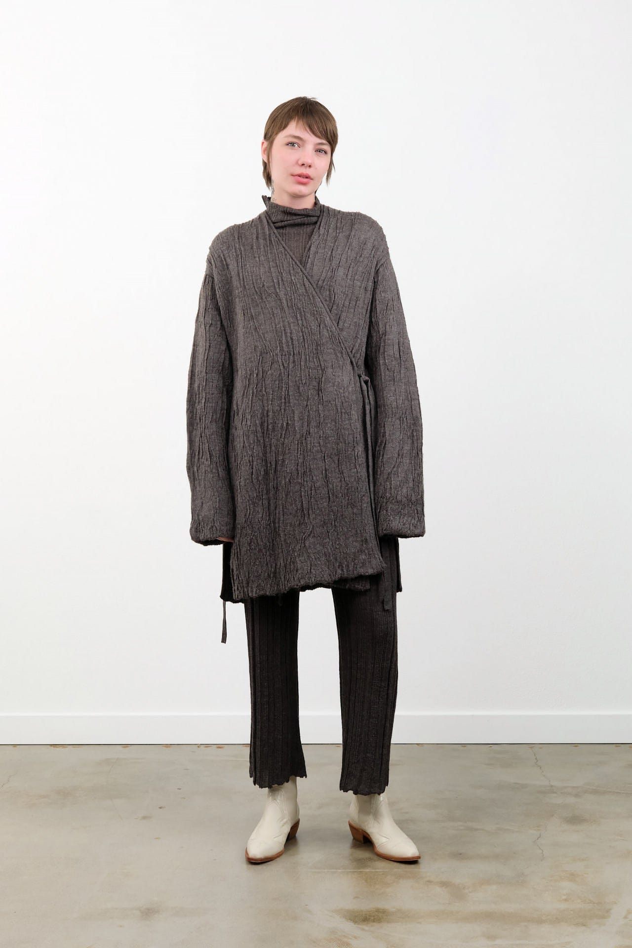 Lauren Manoogian Apparel Womens Knit Pants Plisse Pants