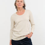 Lauren Manoogian Apparel Womens Sweaters Rib Scoopneck in Vintage