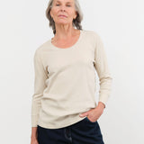 Lauren Manoogian Apparel Womens Sweaters Rib Scoopneck in Vintage