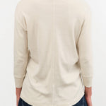 Lauren Manoogian Apparel Womens Sweaters Rib Scoopneck in Vintage