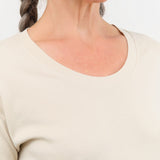 Lauren Manoogian Apparel Womens Sweaters Rib Scoopneck in Vintage