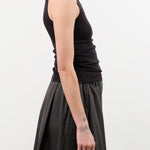 Lauren Manoogian Apparel Womens Tees Rib Tank in Black