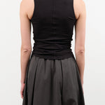 Lauren Manoogian Apparel Womens Tees Rib Tank in Black