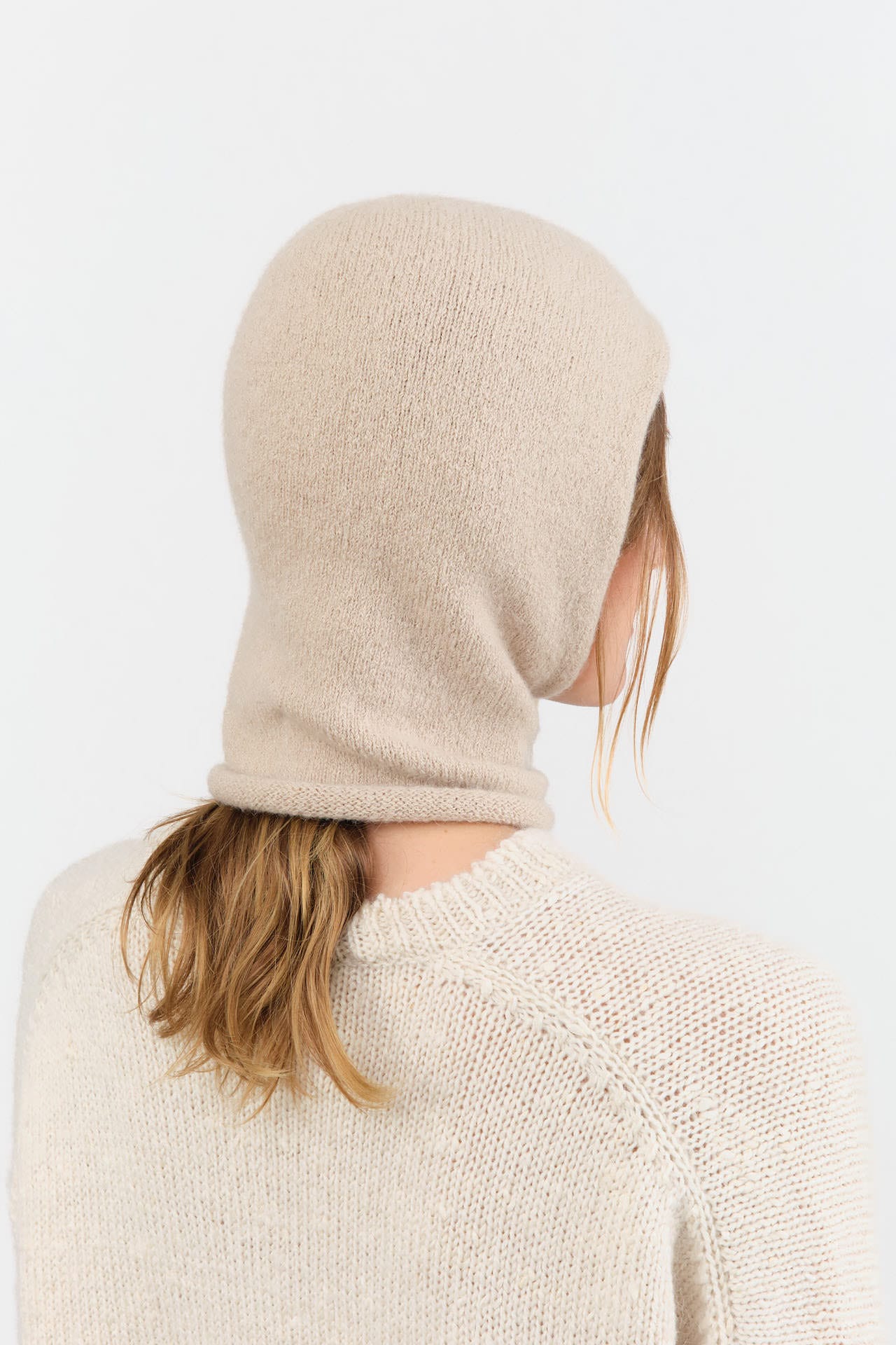Lauren Manoogian Accessories Hats Soft Balaclava in Antique Antique