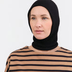 Lauren Manoogian Accessories Hats Soft Balaclava in Black Black