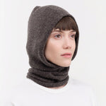 Lauren Manoogian Accessories Scarves Soft Balaclava in Blackened Blackened / One Size