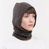 Lauren Manoogian Accessories Scarves Soft Balaclava in Blackened Blackened / One Size