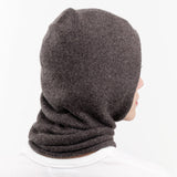 Lauren Manoogian Accessories Scarves Soft Balaclava in Blackened Blackened / One Size