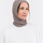 Lauren Manoogian Accessories Hats Soft Balaclava in Grey Melange Grey Melange