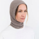Lauren Manoogian Accessories Hats Soft Balaclava in Grey Melange Grey Melange