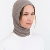 Lauren Manoogian Accessories Hats Soft Balaclava in Grey Melange Grey Melange