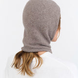 Lauren Manoogian Accessories Hats Soft Balaclava in Grey Melange Grey Melange