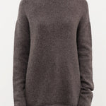 Lauren Manoogian Apparel Womens Sweaters Soft Boatneck in Blackened