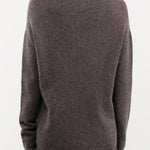 Lauren Manoogian Apparel Womens Sweaters Soft Boatneck in Blackened