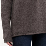 Lauren Manoogian Apparel Womens Sweaters Soft Boatneck in Blackened