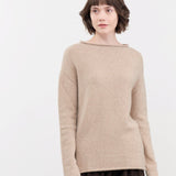 Lauren Manoogian Apparel Womens Sweaters Soft Boatneck in Oak