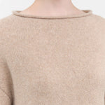 Lauren Manoogian Apparel Womens Sweaters Soft Boatneck in Oak