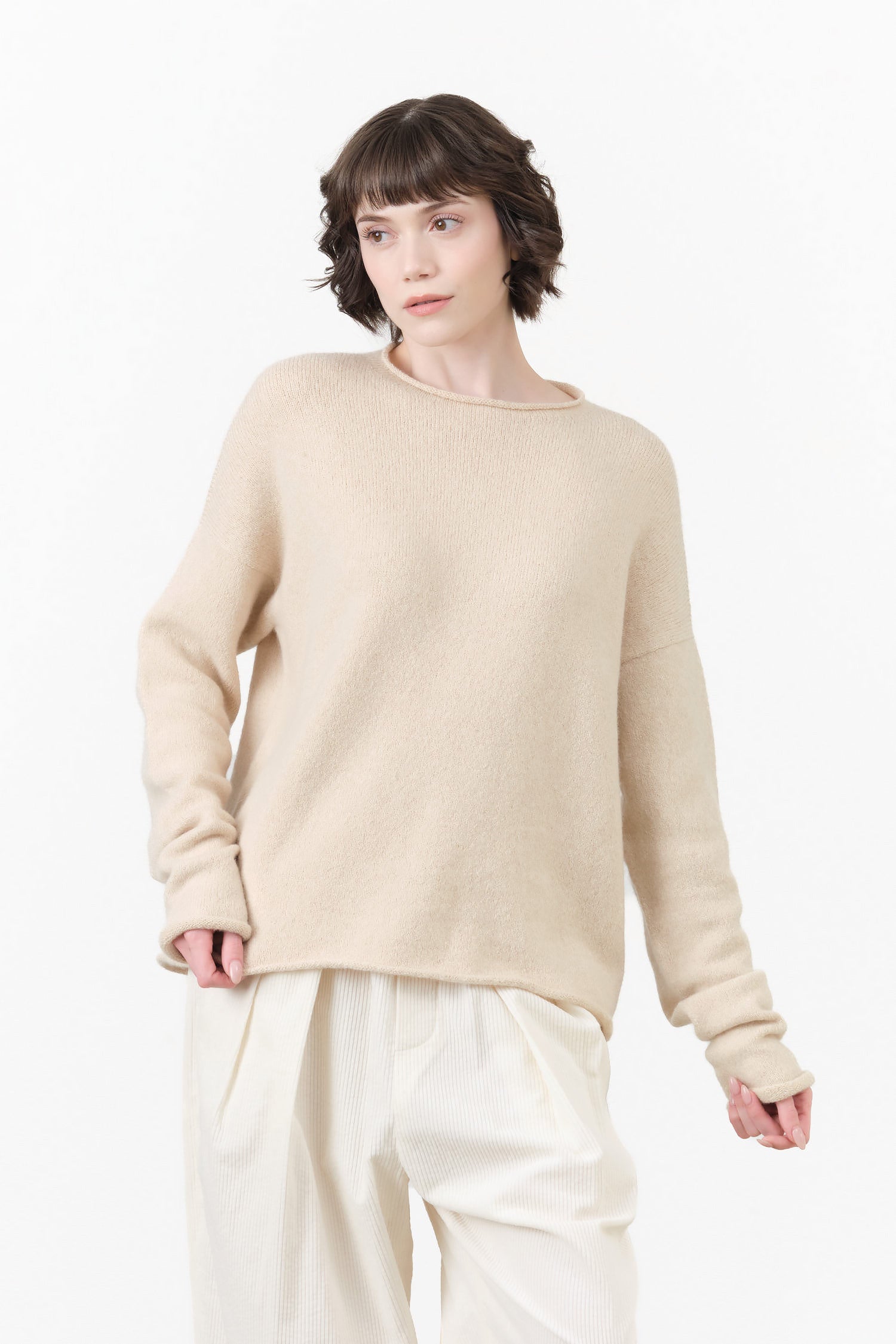 Lauren Manoogian Soft Crewneck in Alabaster