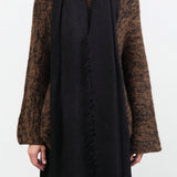 Lauren Manoogian Accessories Scarves Soft Fringe Scarf in Black Black