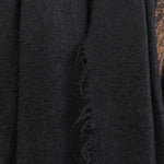 Lauren Manoogian Accessories Scarves Soft Fringe Scarf in Black Black