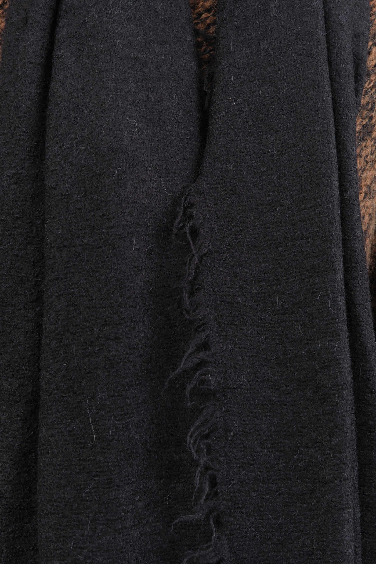 Lauren Manoogian Accessories Scarves Soft Fringe Scarf in Black Black