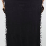 Lauren Manoogian Accessories Scarves Soft Fringe Scarf in Black Black