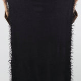 Lauren Manoogian Accessories Scarves Soft Fringe Scarf in Black Black