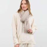 Lauren Manoogian Accessories Scarves Soft Fringe Scarf in Pebble Pebble