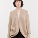 Lauren Manoogian Apparel Womens Sweaters Soft Horizontal Cardigan in Oak Oak / One Size