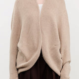 Lauren Manoogian Apparel Womens Sweaters Soft Horizontal Cardigan in Oak Oak / One Size