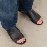 Lauren Manoogian Accessories Womens Shoes Soft Vault Mule in Black