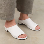 Lauren Manoogian Accessories Womens Shoes Soft Vault Mule in White
