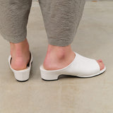 Lauren Manoogian Accessories Womens Shoes Soft Vault Mule in White