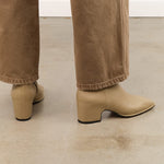 Lauren Manoogian Accessories Womens Shoes Square Arch Boot in Beige