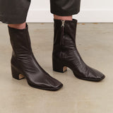 Lauren Manoogian Accessories Womens Shoes Square Arch Boot in Espresso