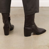 Lauren Manoogian Accessories Womens Shoes Square Arch Boot in Espresso