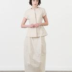 Lauren Manoogian Structure Skirt in Natural