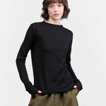 Lauren Manoogian Super Fine Rollneck in Black