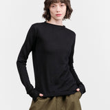 Lauren Manoogian Super Fine Rollneck in Black